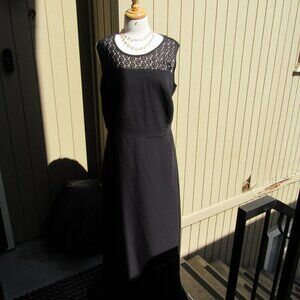 #28  NEW WOMEN'S LONG BLACK EVENING DRESS SIZE 16W / 18 US